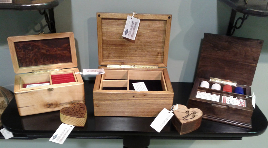 hand made wood boxes