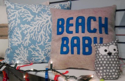 beachy pillows