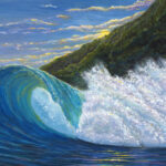 ocean wave art