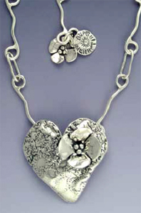 sterling heart necklace