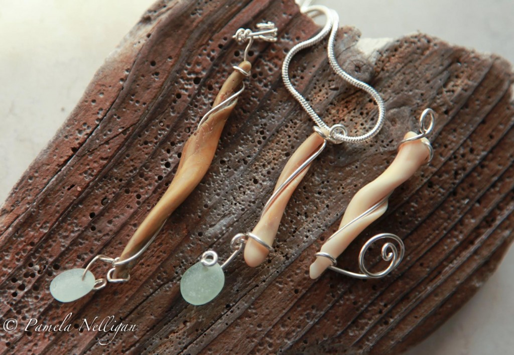 shell and sea glass jewelry