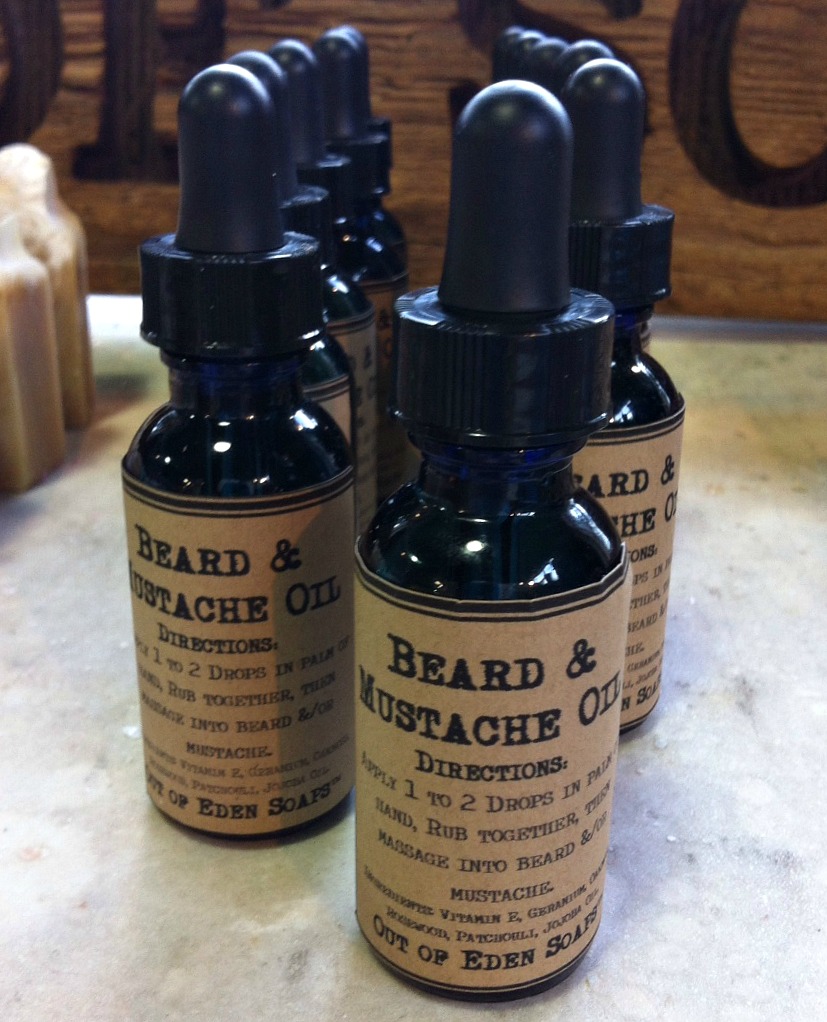 organic beard oil out of eden