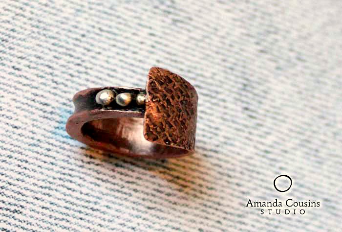 Copper Ring Handcrafted Amanda Cousins