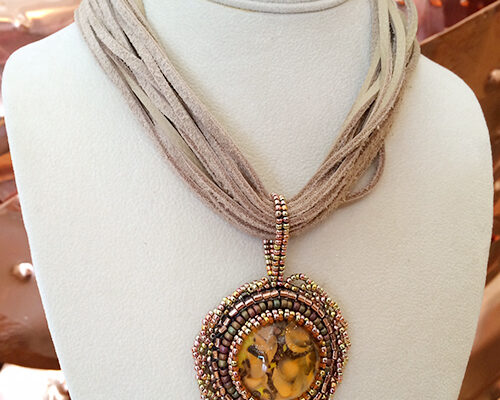 Custom Beaded Necklace by Monica Powell