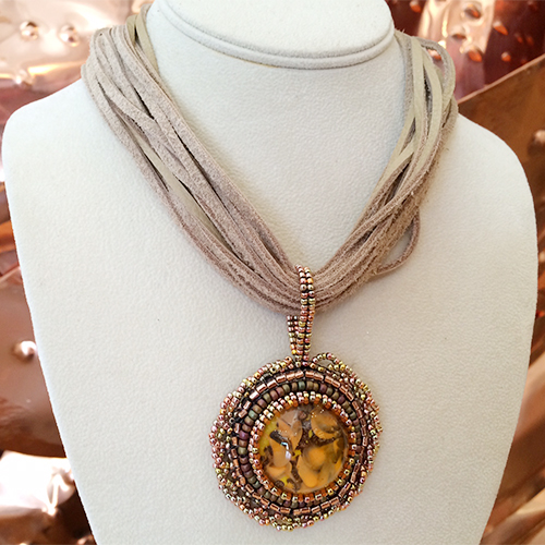 Custom Beaded Necklace by Monica Powell