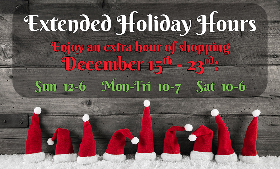 extended holiday hours