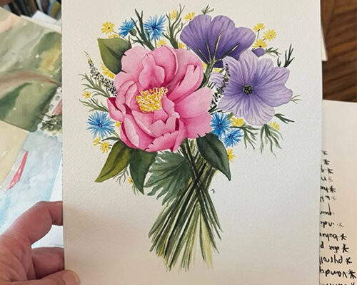 watercolor florals