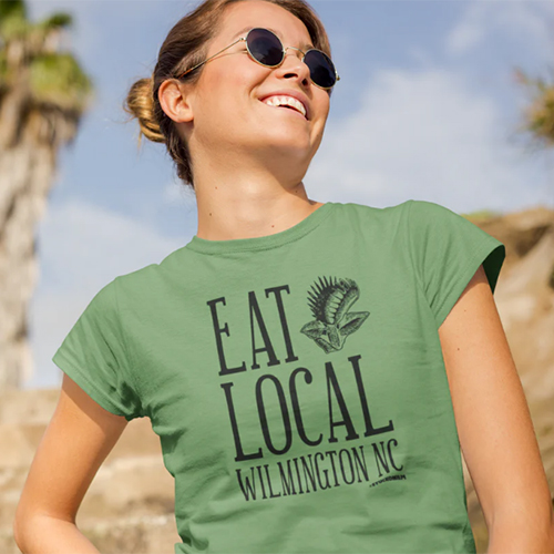 eat local flytrap shirt